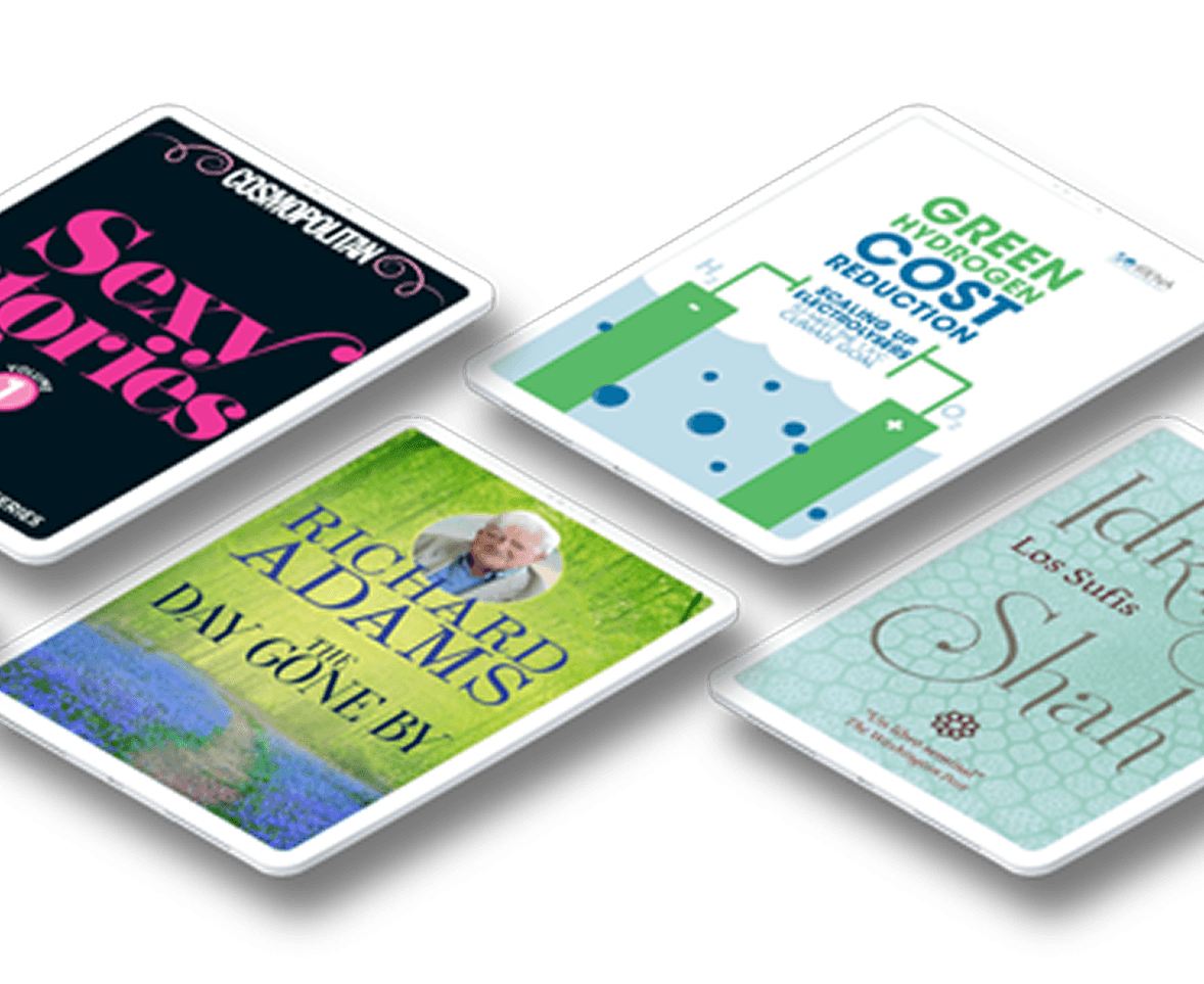 eBook distribution covers collage