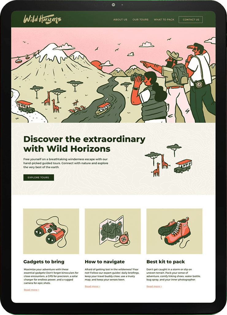 Brand illustration preview